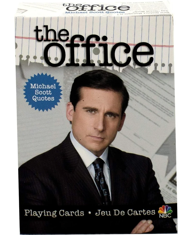 The Office Michael Quotes Playing Cards | 52 Card Deck + 2 Jokers