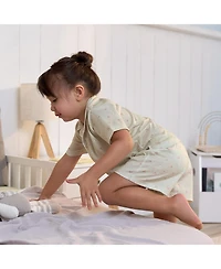 Gerber Toddler Girls 2-Piece Button Up Pajama Shorts Set