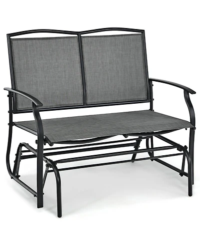 Iron Patio Rocking Chair for Outdoor Backyard and Lawn