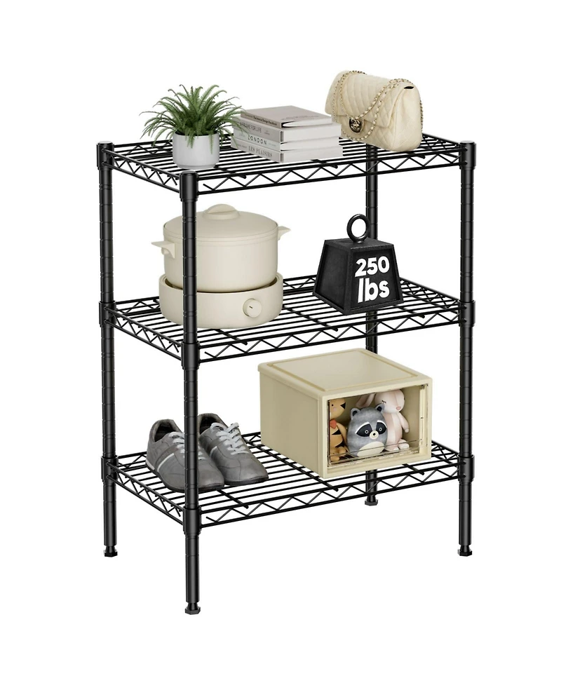 Heavy Duty Storage Shelving Unit, Adjustable Metal Wire Racks Standing Shelf