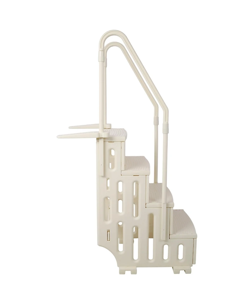 Pool Ladder Heavy-Duty 4 Safety Step for Above Ground Pools Stair Entry System with Handrails 400lbs