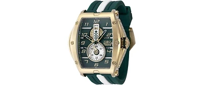 Invicta Men's 47387 Invicta Racing Quartz Multifunction White, Silver, Gold, Green Dial Watch