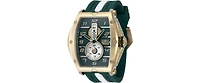 Invicta Men's 47387 Invicta Racing Quartz Multifunction White, Silver, Gold, Green Dial Watch