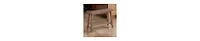 Rubberwood Bench with Saddle Seat – Rectangular Design for Versatile Seating