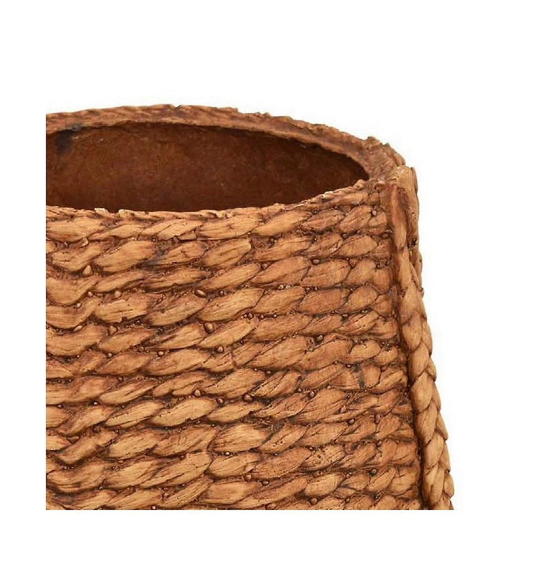 Rope Woven Design Planter for Stylish Indoor & Outdoor Decor