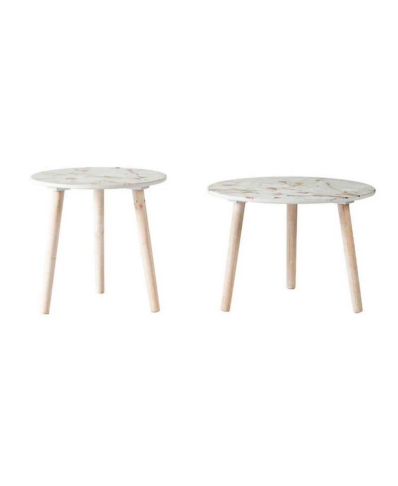 Set of 2 Side Tables for Stylish and Functional Home Decor
