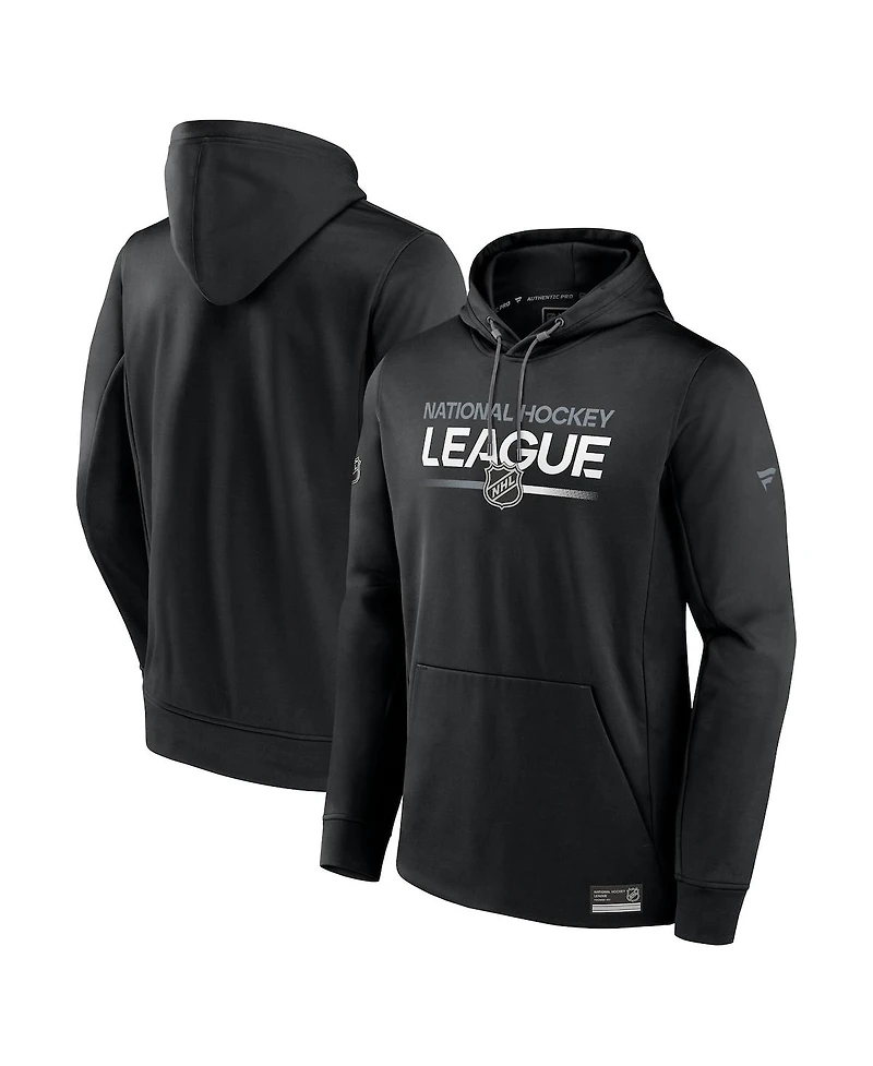 Fanatics Men's Black Nhl Fleece Pullover Hoodie