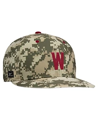 Nike Men's Digital Camo Washington State Cougars On-Field Baseball Performance Fitted Hat