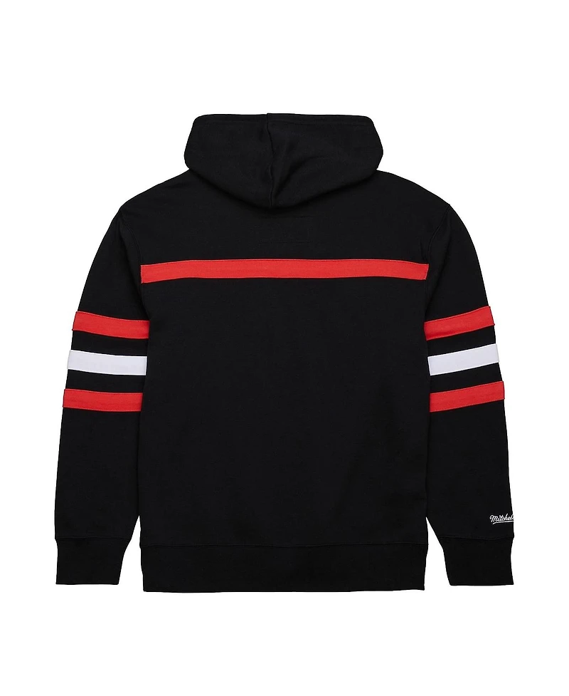 Mitchell & Ness Men's Black Buffalo Sabres Head Coach Slogan Pullover Hoodie