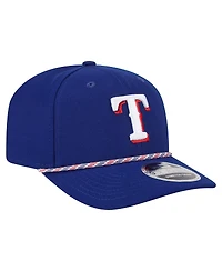 New Era Men's Royal Texas Rangers Multi-Rope 9Seventy Stretch-Snap Hat