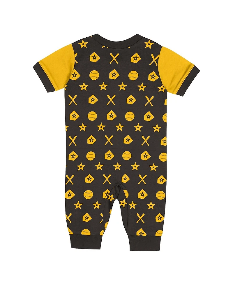 Outerstuff Newborn Brown San Diego Padres Hard 90 Coveralls