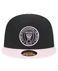 New Era Men's Black Inter Miami Cf 2025 Kickoff 59FIFTY Fitted Hat