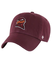 '47 Brand Men's Maroon Virginia Tech Hokies Clean Up Adjustable Hat