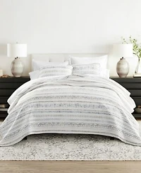 Ienjoy Home Relic Stripe Reversible Quilt Sets