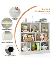 41 Inches 8-Cube Freestanding Bookcase for Kids