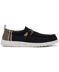 Hey Dude Men's Wally Summer Linen Casual Moccasin Sneakers from Finish Line