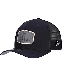 New Era Men's Navy Boston Red Sox Labeled 9Seventy Stretch-Snap Adjustable Hat
