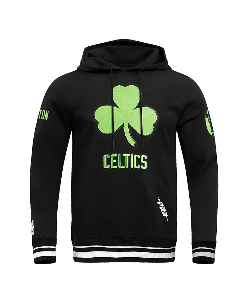 Pro Standard Men's Black Boston Celtics 2024/25 City Edition Pullover Hoodie