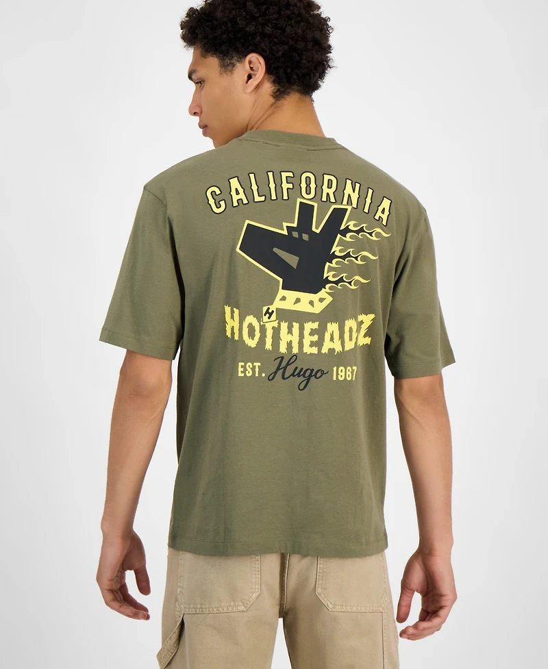 Hugo by Boss Men's Nagulop Logo Graphic Cotton T-Shirt