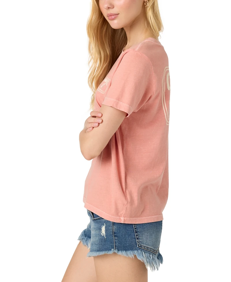 O'Neill Juniors' Coral Crest Short-Sleeve Cotton Graphic T-Shirt