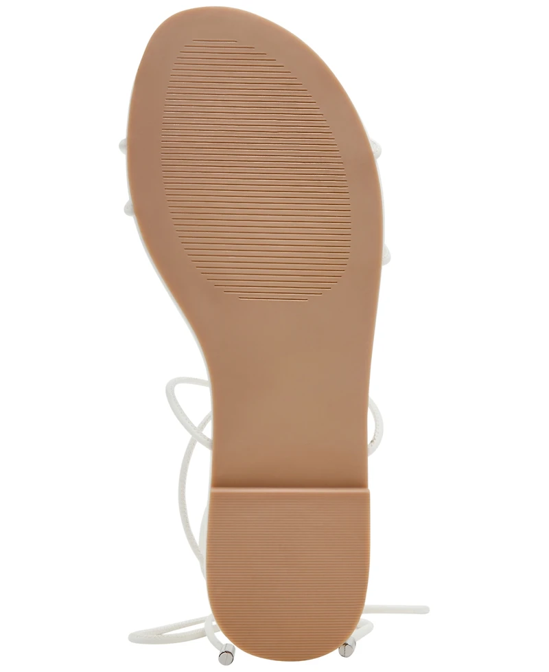 Steve Madden Women's Myrtle Lace-Up Flat Sandals