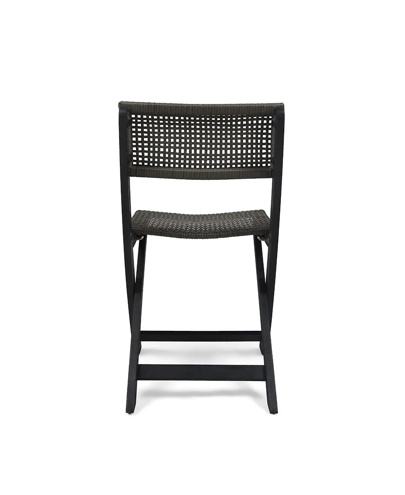 Streamdale Foldable Wicker Bistro Chairs Natural Elegance, Lasting Comfort