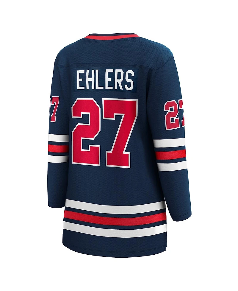Fanatics Women's Nikolaj Ehlers Navy Winnipeg Jets Premier Breakaway Player Jersey