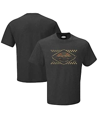 Checkered Flag Sports Men's Heather Charcoal Nascar Lifestyle T-Shirt
