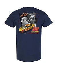 Team Penske Men's Navy Joey Logano Shell/Pennzoil Car T-Shirt