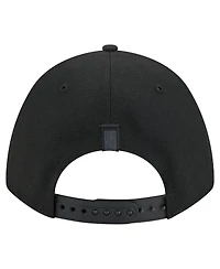 New Era Men's Black Los Angeles Kings Game Day Stealth Flag 9FORTY A-Frame Adjustable Hat