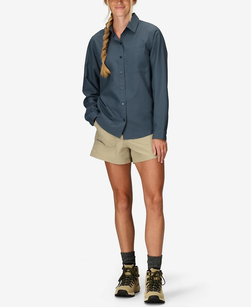 Marmot Women's Air Exchange Upf 40 Ls Classic Collar Shirt