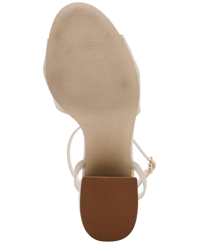 Steve Madden Women's Caden Knotted Embellished Block-Heel Sandals