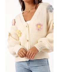 Petal and Pup Women's Sienna Flower Cardigan