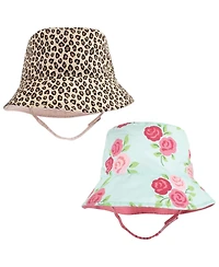 Hudson Baby Girls 4Pc Sun Protection Hat