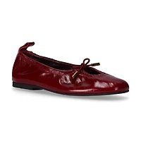 Rosalind Onix Burgundy Leather Ballet Flats