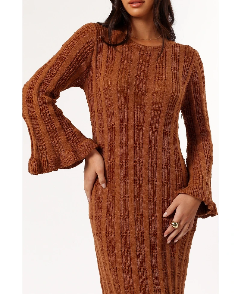Petal and Pup Colter Long Sleeve Maxi Dress