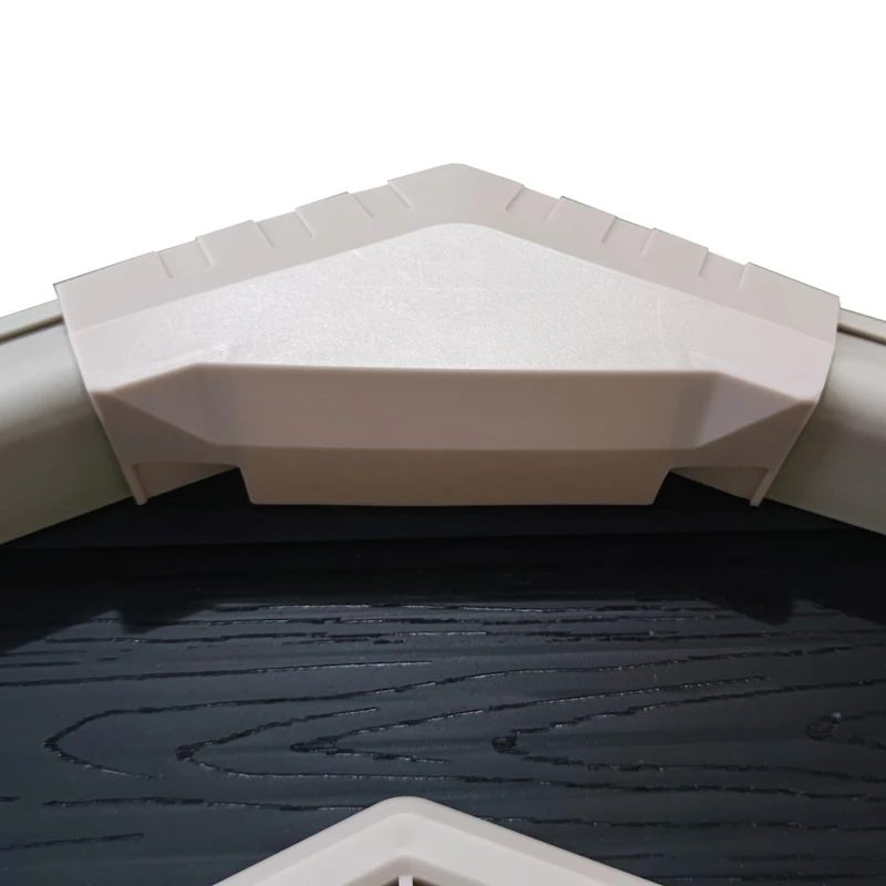 Streamdale Furniture 8x4ft Resin Garden Shed, Outdoor storage for tools, bikes, trash, Lockable door, Black