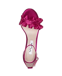 Nina Women's Lisa Mid Heel with Ruffle Sandal