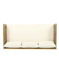 Streamdale Acacia Wood 3-Seater Daybed & Coffee Table Set