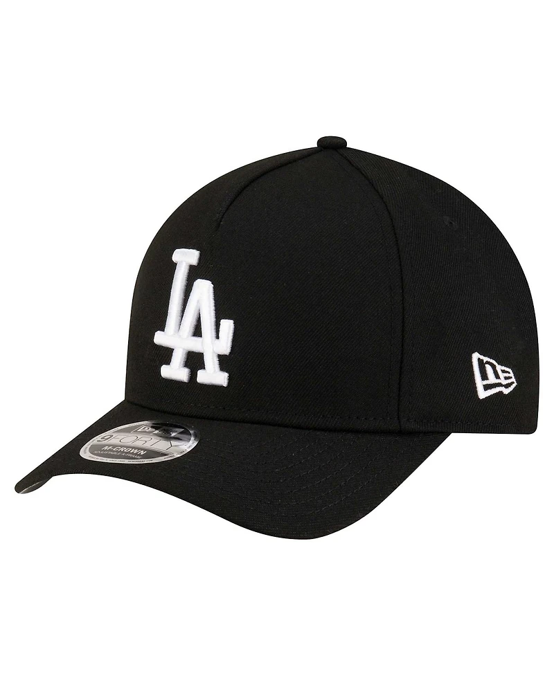 New Era Men's Black Los Angeles Dodgers Player Replica 9Forty Adjustable Hat