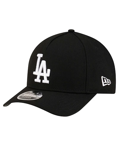 New Era Men's Black Los Angeles Dodgers Player Replica 9Forty Adjustable Hat
