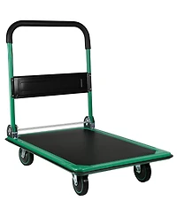 Platform Truck Hand Truck Large Size Foldable Dolly Cart for Moving Easy Storage and 360 Degree Swivel Wheels 660lbs Weight Capacity