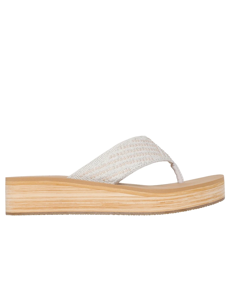 Skechers Women's Cali Summers Mid Flip-Flop Thong Sandals from Finish Line