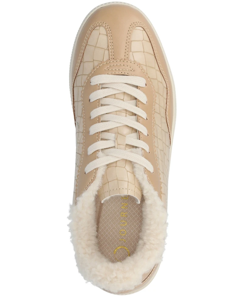 Journee Collection Women's Lummie Casual Lace Up Sneakers