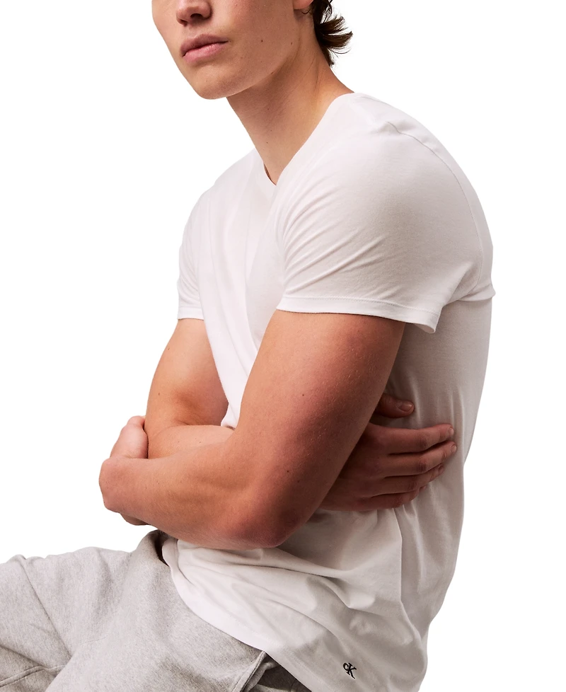 Calvin Klein Men's 5-Pack Cotton Classics Crewneck T-Shirts