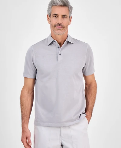 Michael Kors Men's Premium Garment-Dyed Polo Shirt