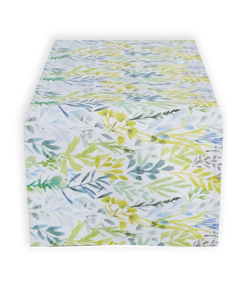 Tableau Blue Meadow Table Runner, 72" x 14"