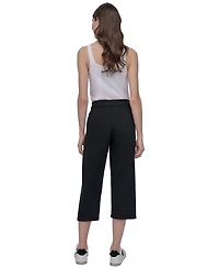 Dkny Sport Women's Studded-Logo Cropped Pants