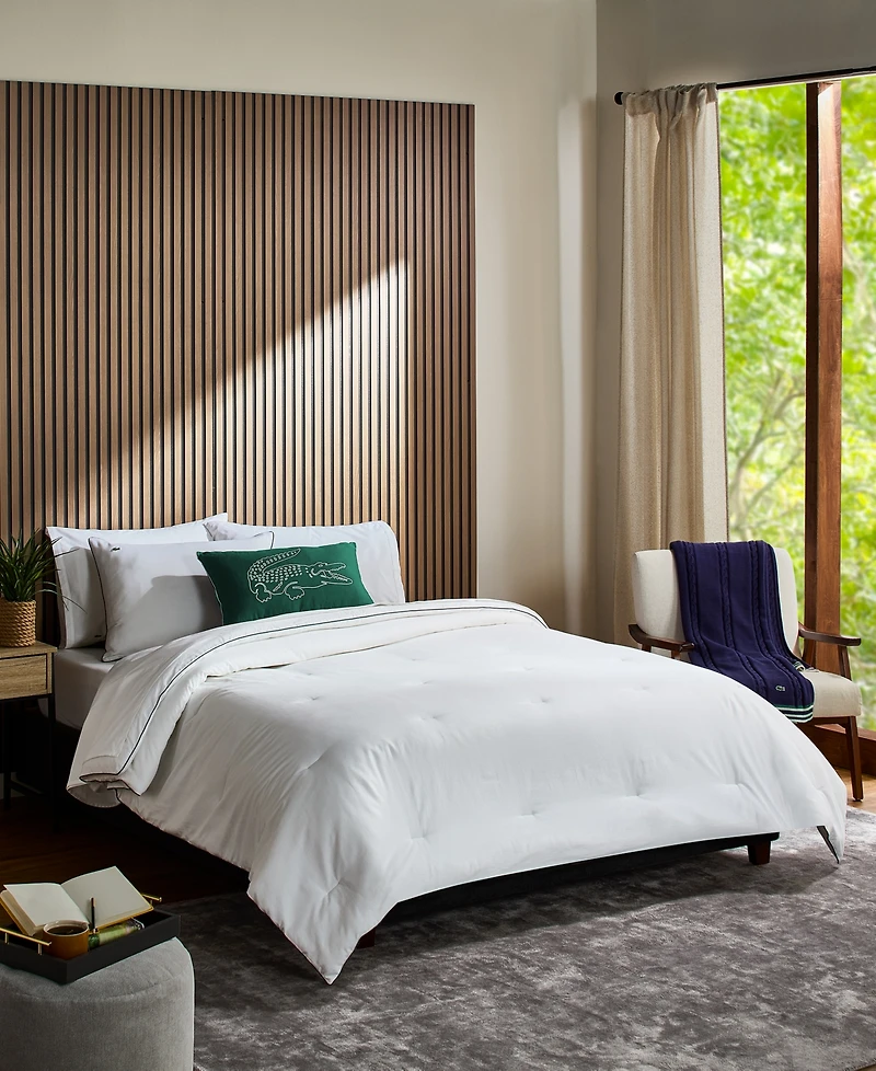 Lacoste Home Cable Cotton Throw 50" x 70"