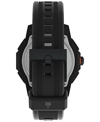 Timex Men's Digital Black Polyurethane Strap Watch, 47mm